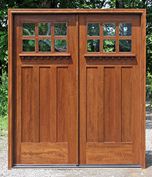 Craftsman Style Double Doors