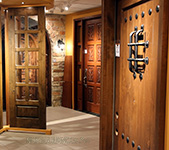 Knotty Alder Door Showroom