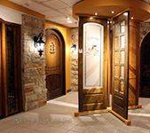Rustic Interior Door Showroom