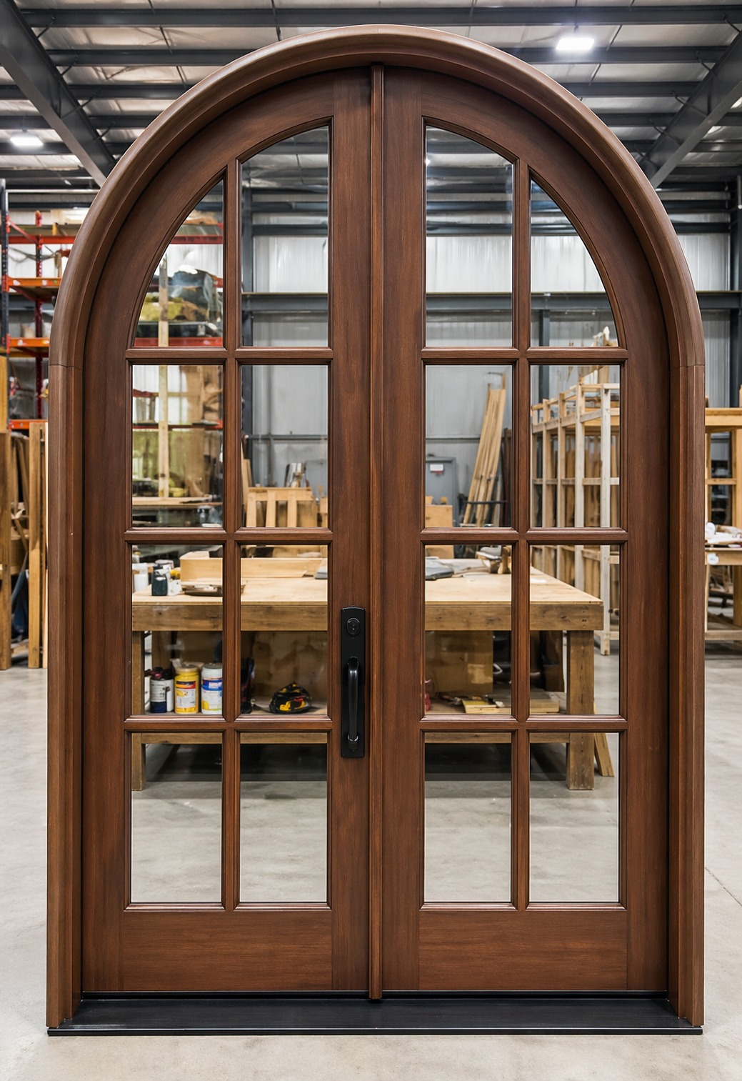 CL-35814 Double Door Custom Arch Top