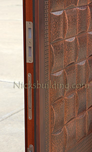 copper double doors Atragal