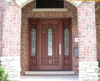 wood entry door