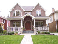 round top mahogany entry door