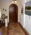 image of wood door from the inside