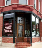 massage school front entry door