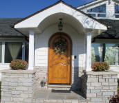 round top wood door