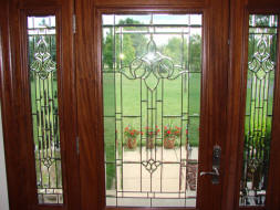 Inside view of sanger door