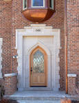 custom door shape like Taj Mahal