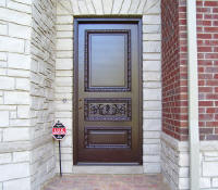wood entry door