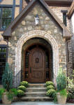 wood entry door