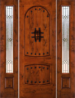 sw-01 8'0 with SW100 Builder glass sidelights