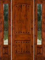 Model sw62 with Clear Beveled Glass sw100 Sidelights