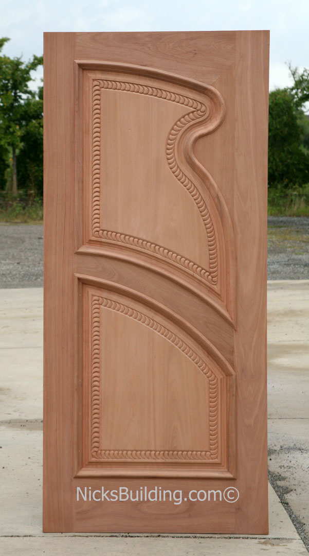 Carved Mahogany Doors