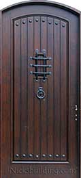 The El Dorado in Knotty Alder Arched Door
