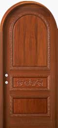 RT-3P Carved Arch Top Door