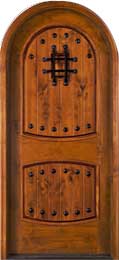 SW-04 Knotty Alder Round Top Door