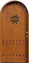 SW-71 Knotty Alder Round Top Door
