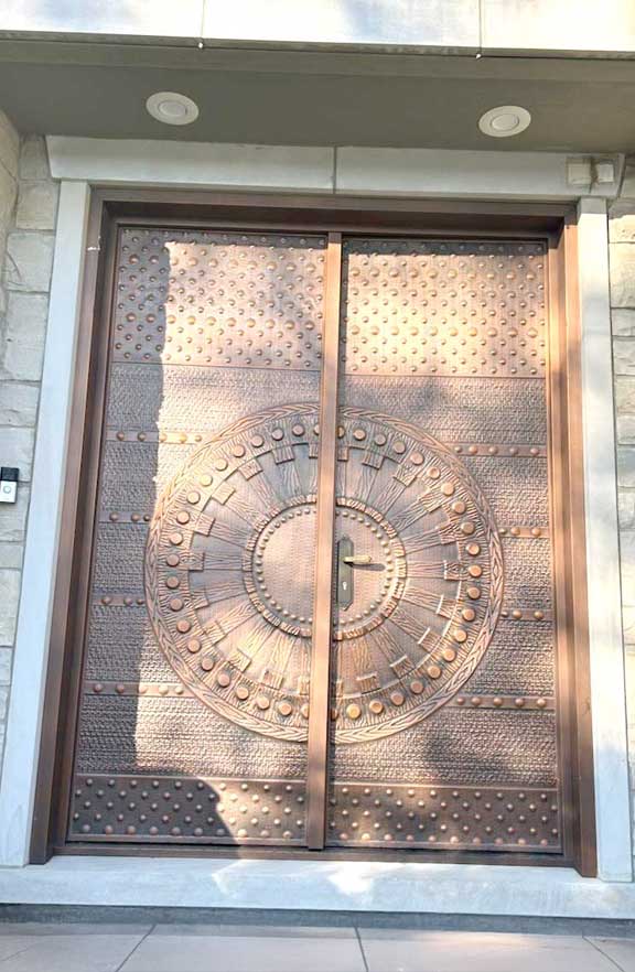 Copper Exterior Doors