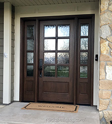 New Front Door with Flemish Glass