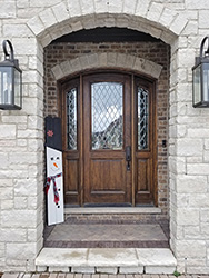 Arched top Mahogany Entry Door