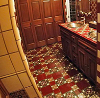 Bifold closet doors mahogany wood