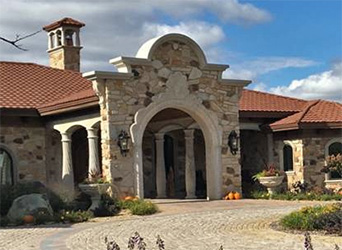 Custom Stone Home in Wisconsin