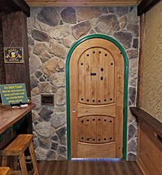 Rustic Round Top Knotty Alder Interior Doors