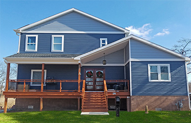 Shaker Exterior Double Doors to New Jersey