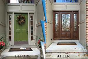 update your home with a new mahogany exterior front door