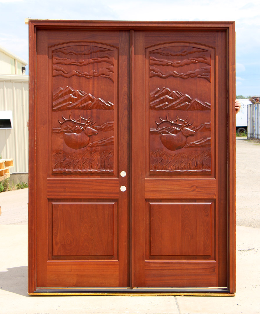 CL-Elk_Carved_Double_Doors