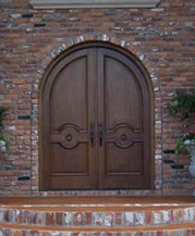 round top double doors