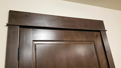 knotty alder interior casing application