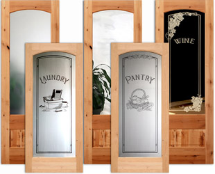 rustic interior glass doors
