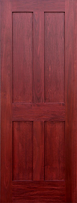 Poplar Interior Doors 4 Panel in 6' 8"