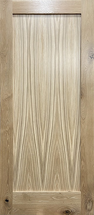 One Panel White Oak Interior Doors