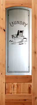 etched glass interior doors with laundry glass