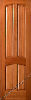 1 Panel Mahogany Fire Rated Doors