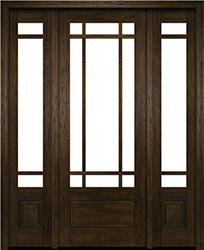 9 lite prairie door with sidelights