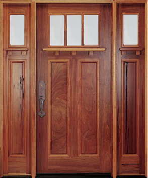 WP 8312 door with 2 sidelights