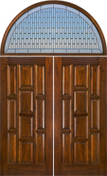 double doors with transom 10 panel
