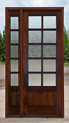 Rain Glass Doors 10 lite