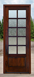 Rain Glass Doors 10 lite