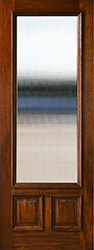 exterior full lite door with reed glass