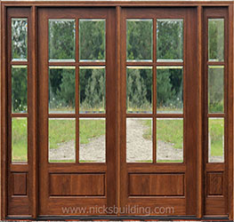 N 6-Lite Clear Beveled Glass