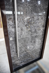 Tile Entry Door with Euro Deadbolt