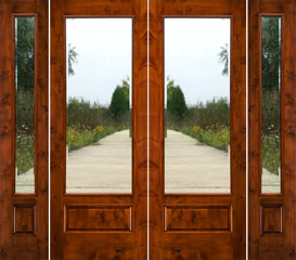 SW-250 8'0" Double Door with Sidelights