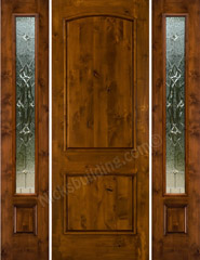 SW66 with SW100 Sidelights Sierra Style Glass