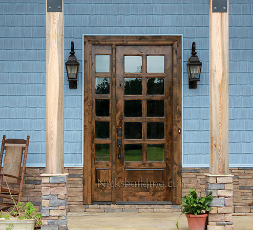 Rustic French Doors