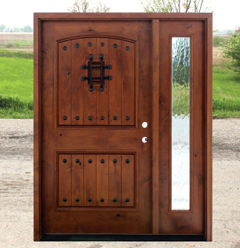 double door with active sidelite
