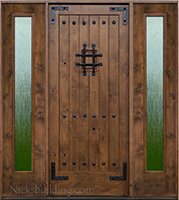 SW-70 in 6' 8" with rain glass sidelights